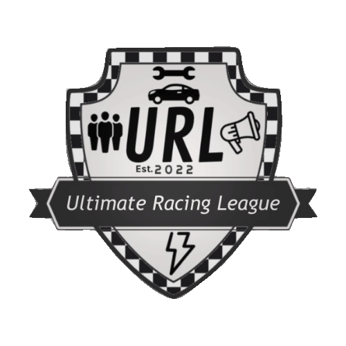 Animated Ultimate Racing League 3D shield logo